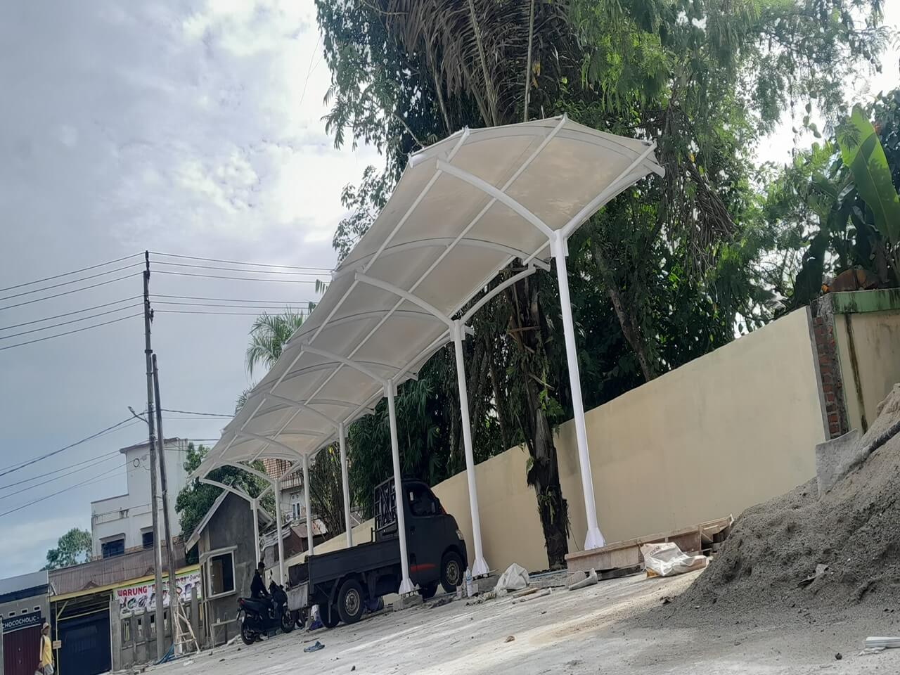 canopy membrane parkir